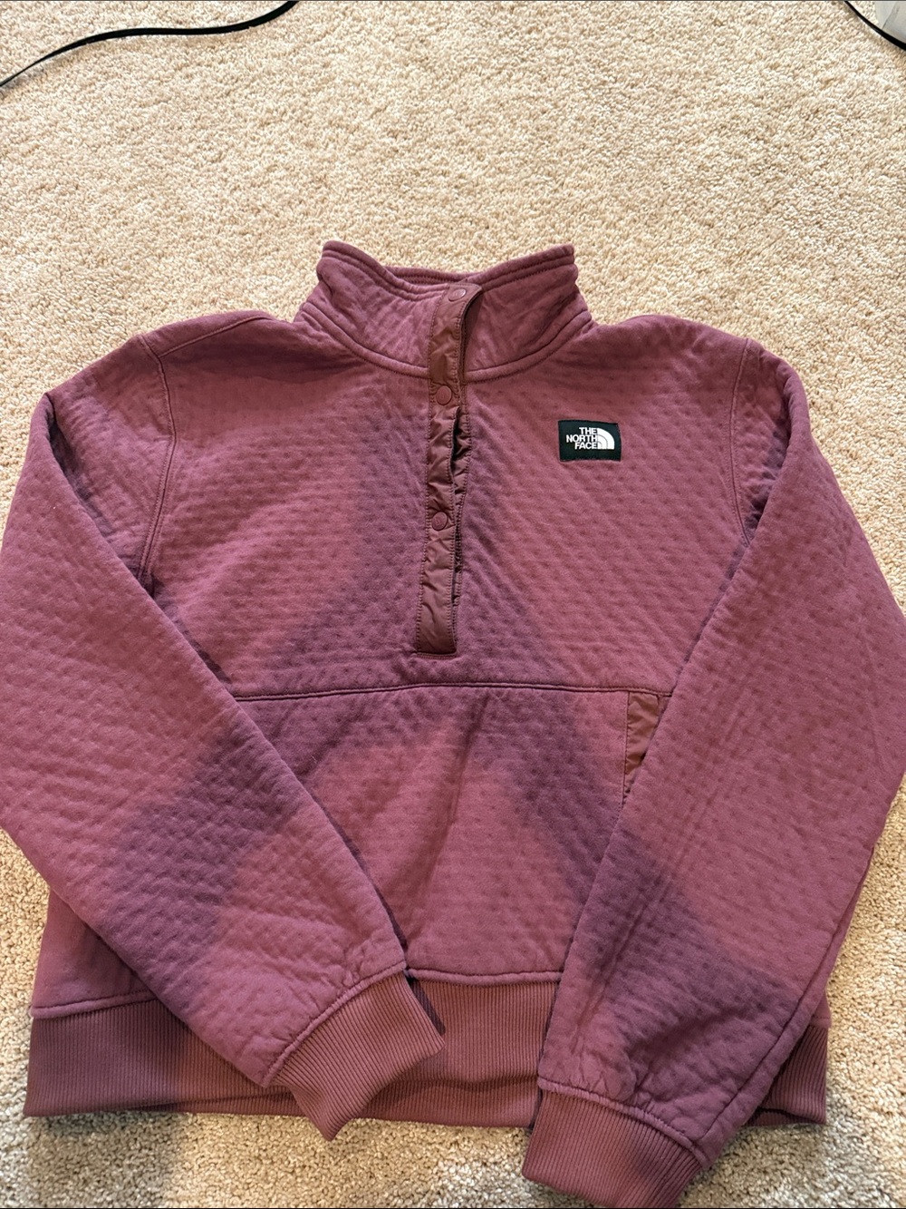 The North Face Teen Girl Edgewater quilted 3/4 Snap